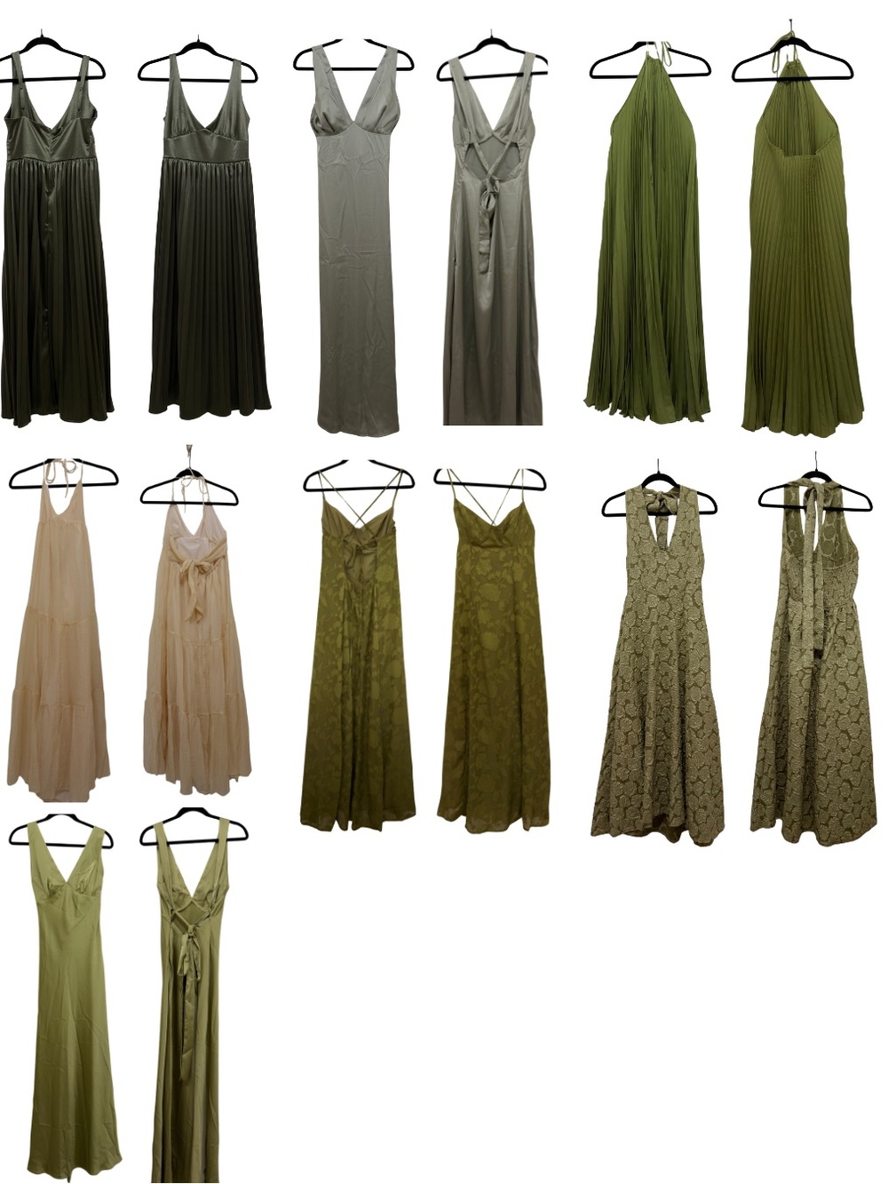 7 Women’s Maxi Dress - Elegant V-Neck Slip Style